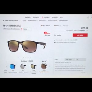 Men’s Ray Bans 4264 Chromance (Optimizes color)